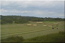 TQ7006 : Fairway and bunkers, Cooden Beach Golf Course by N Chadwick