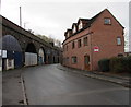 SJ7407 : Offices and railway arches, Aston Street, Shifnal by Jaggery