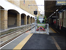 TQ2470 : Wimbledon station, Platform 10 by Dr Neil Clifton