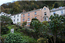 SS7249 : Houses on Watersmeet Road, Lynmouth by Ian S