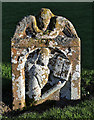 A symbolic gravestone at Selkirk Auld Kirk graveyard