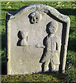 A symbolic gravestone at Selkirk Auld Kirk graveyard