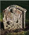 A symbolic gravestone at Selkirk Auld Kirk graveyard