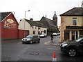 View across the A7 (Downpatrick Road) into Market Street, Crossgar