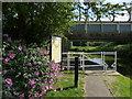 Gate along the towpath