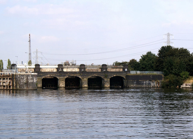 Irlam Locks on the Manchester Ship Canal