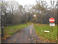 The entrance to West Lodge on Stanmore Common