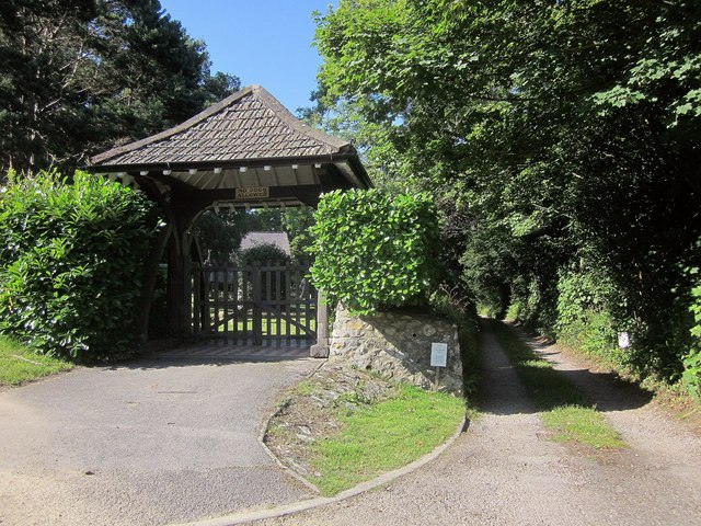 Lych gate, Charmouth cemetery