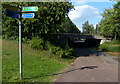 Path and underpass beneath the A421 at Beanhill