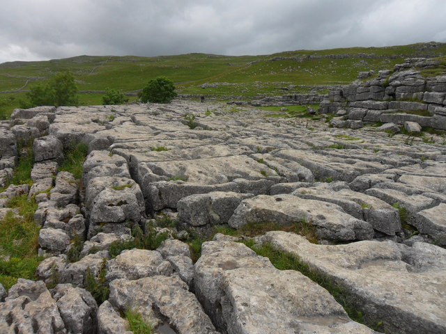 Limestone Pavement above Malham Cove © Anthony Foster cc-by-sa/2.0 ...