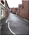 Meadow Place cycle lane, Shrewsbury