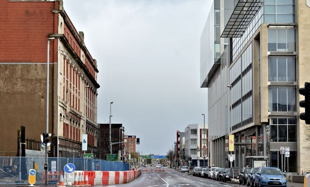 University of Ulster site, York Street, Belfast (November 2015)