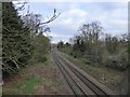 TQ2484 : Railway line seen from Willesden Lane by David Smith