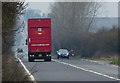 Royal Mail HGV heading north along the A5