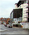 Queueing at red lights in Chester Street, Shrewsbury