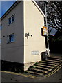 Corner steps in Crickhowell