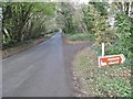 Tarrant Crawford, road sign