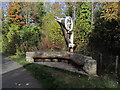 Old crane beside railway path at Dyserth