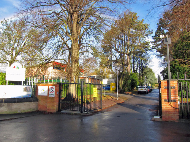 Entrance to Ashgate Croft School