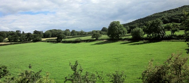 Farmland below Birts Hill