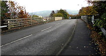 SJ2207 : East across the Severn Road bridge, Welshpool by Jaggery
