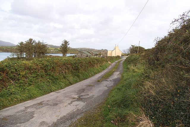 Roadside house and buildings - Gunpoint Townland