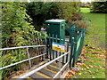 Danger - sudden drop on the south side of Edward German Drive, Whitchurch (Shropshire)