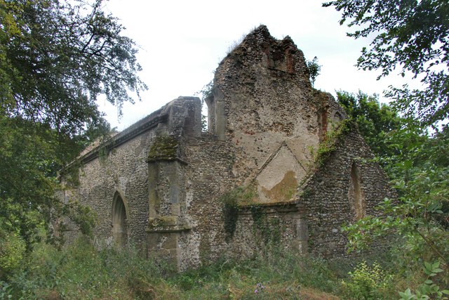 All Saints church ruins, Oxwick