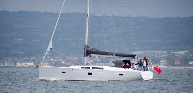 Yacht 'Grey Goose' off Bangor