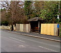 Wooden bus shelter, High Street, Albrighton