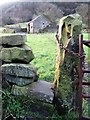 View to an old farm building at Greenend