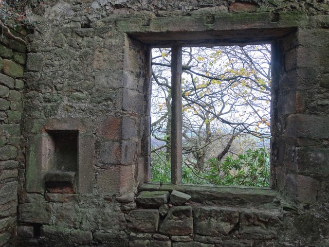 Within the ruin of Trinity Chapel, Brackenfield
