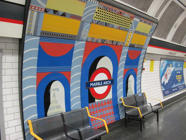 Marble Arch tube station - decorative... © Mike Quinn :: Geograph ...