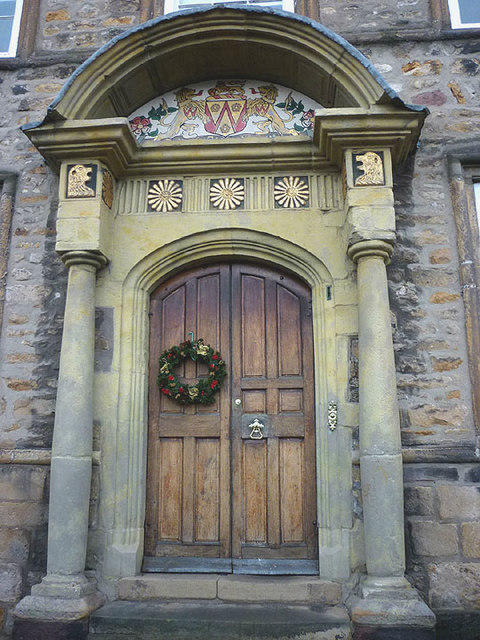 Door of the Judges' Lodgings, Lancaster