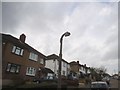 Concrete lamppost on Rochester Road