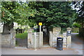 Footpath by Eyam Church