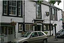 NT7233 : The Queens Head, Abbey Row, Kelso by Jo and Steve Turner