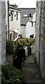 Newchurch-in-Pendle, a ginnel off Cross Lane