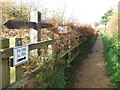 Footpath And Sign