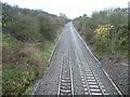 SK2108 : The Tamworth - Burton upon Trent railway line by Christine Johnstone