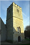 SP4401 : The tower of St Laurence's Church by Roger Templeman