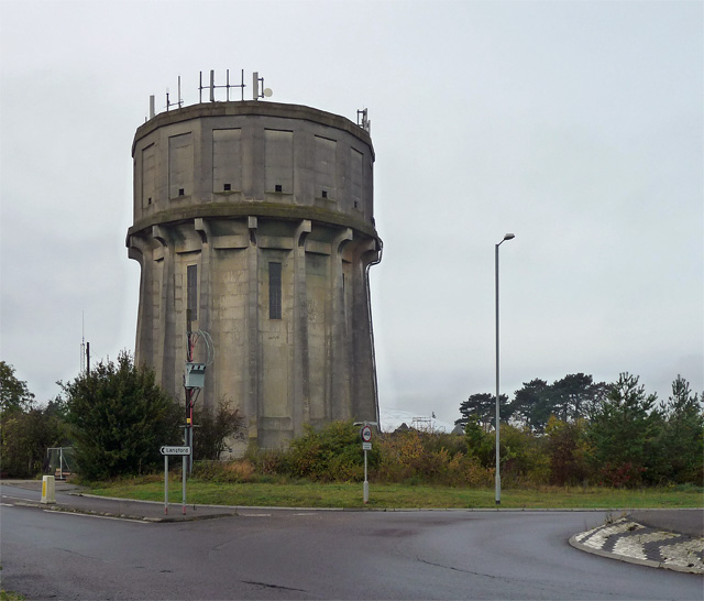 Water tower near Edworth