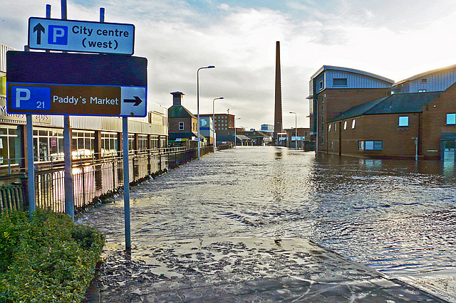 Flooding in Shaddongate