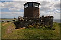 NU1241 : Former coastguard lookout, Lindisfarne by Philip Halling