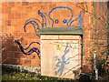 Graffiti on Former Sports Hall, Trent Park, London N14