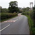 SZ5890 : Slow on Ashey Road south of Swanmore by Jaggery