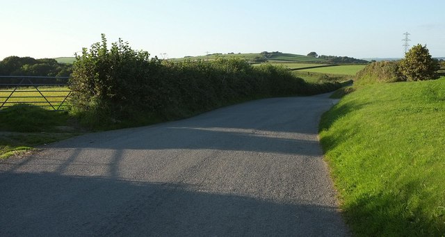 Lane near Bickle Farm