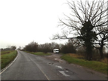 TL3656 : Hardwick Road & Lay-by by Geographer