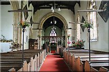 SK8043 : Interior, St Mary's church, Staunton in The Vale by J.Hannan-Briggs