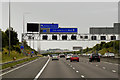 SE2526 : New Sign Gantry over Eastbound M62 near to Morley by David Dixon